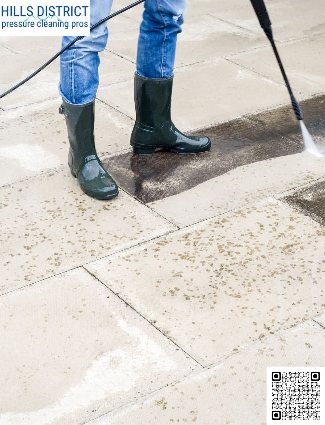 How does pressure cleaning benefit commercial properties?