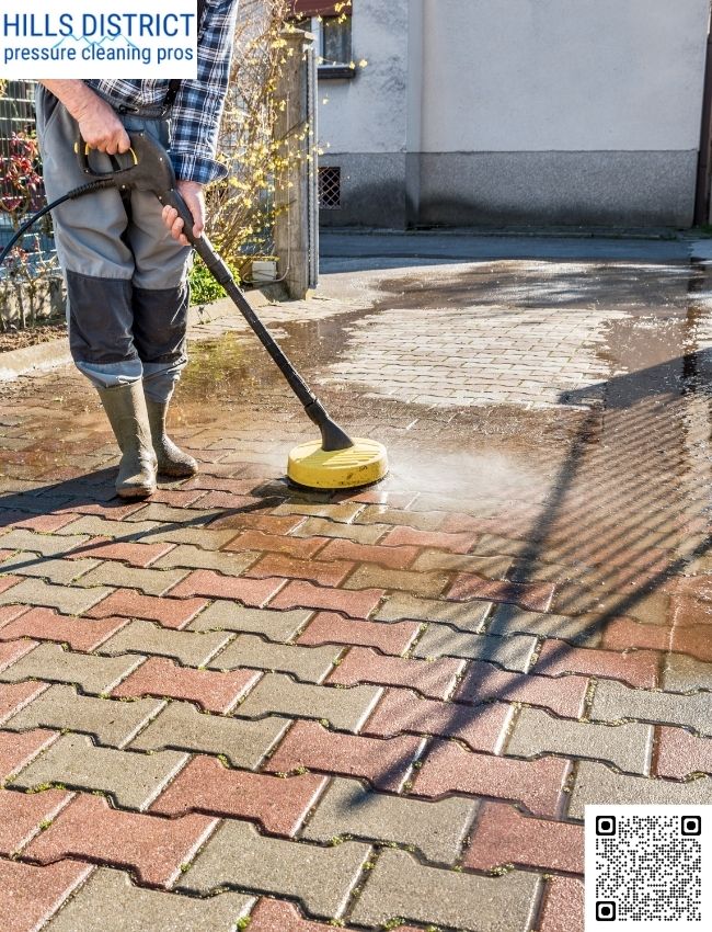 What equipment is used for roof washing?