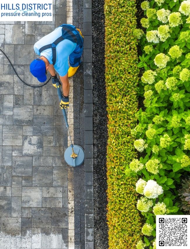 How does Hills District Pressure Cleaning Pros handle waste water?