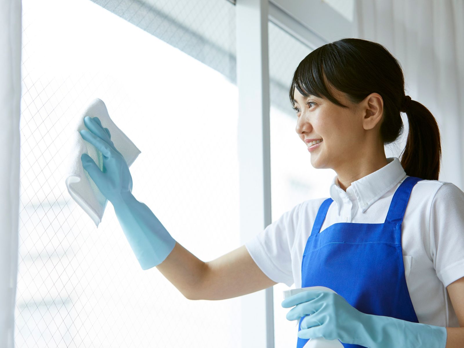 Does Scrub Lou provide comprehensive dusting, vacuuming, and mopping?