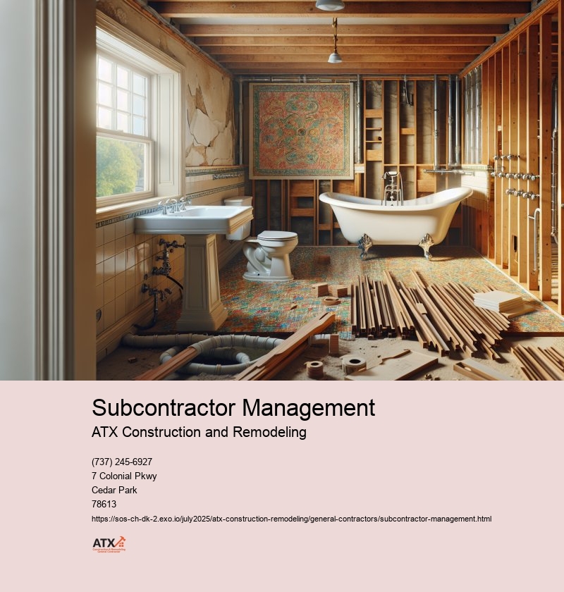 Managing Subcontractor Performance and Quality Control