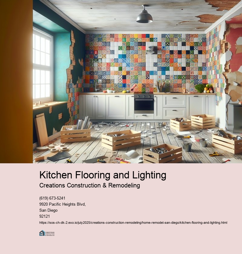 Kitchen Flooring and Lighting