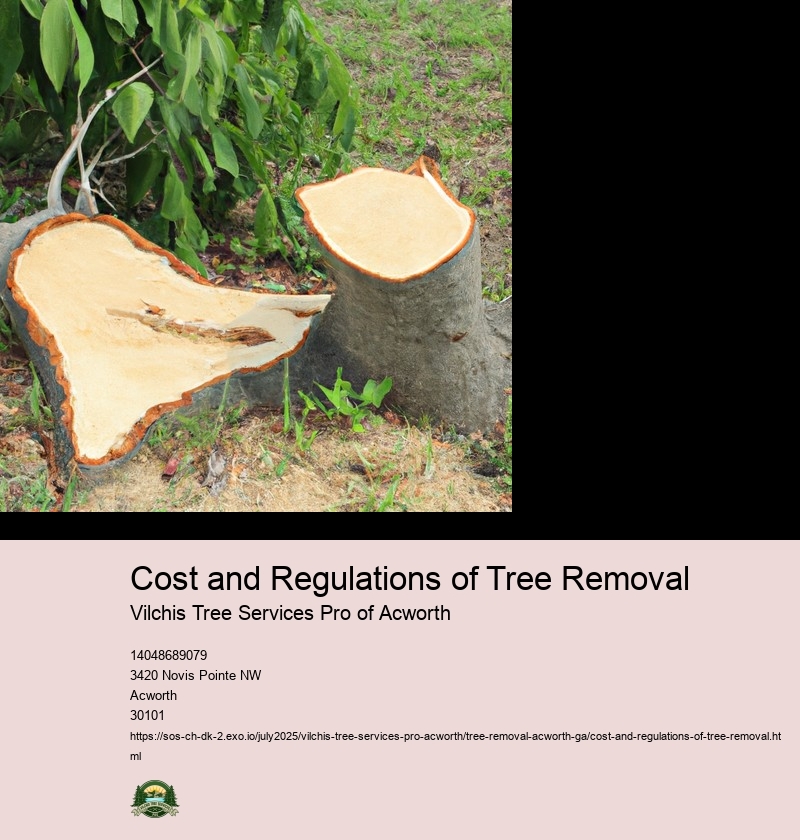 Cost and Regulations of Tree Removal