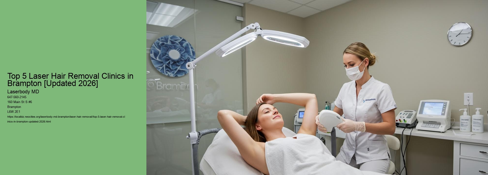 Top 5 Laser Hair Removal Clinics in Brampton [Updated 2026]