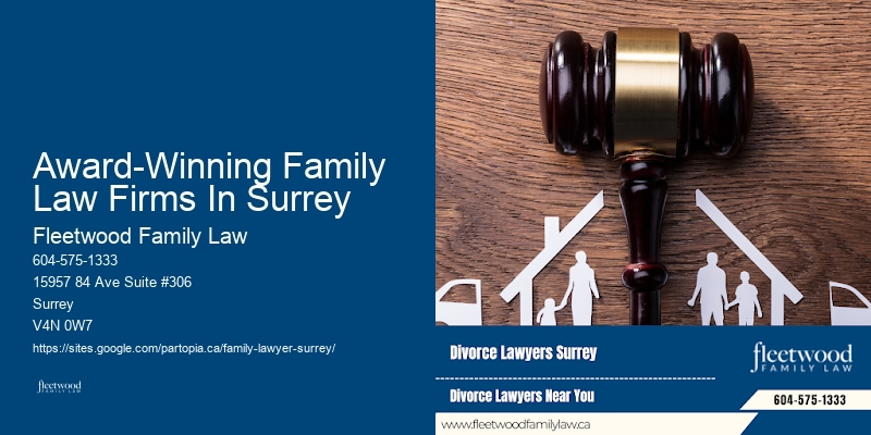 Award-Winning Family Law Firms In Surrey