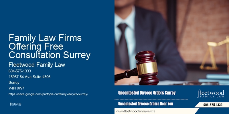 Family Law Firms Offering Free Consultation Surrey