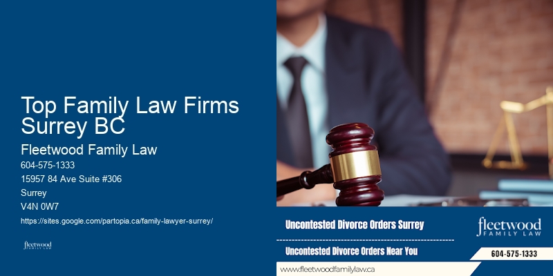 Top Family Law Firms Surrey BC