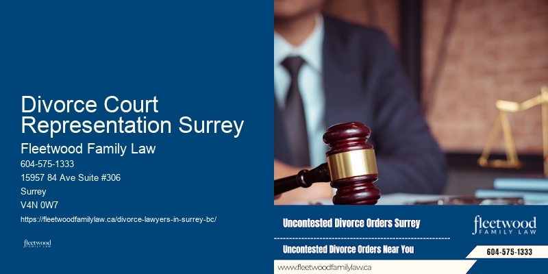Divorce Court Representation Surrey