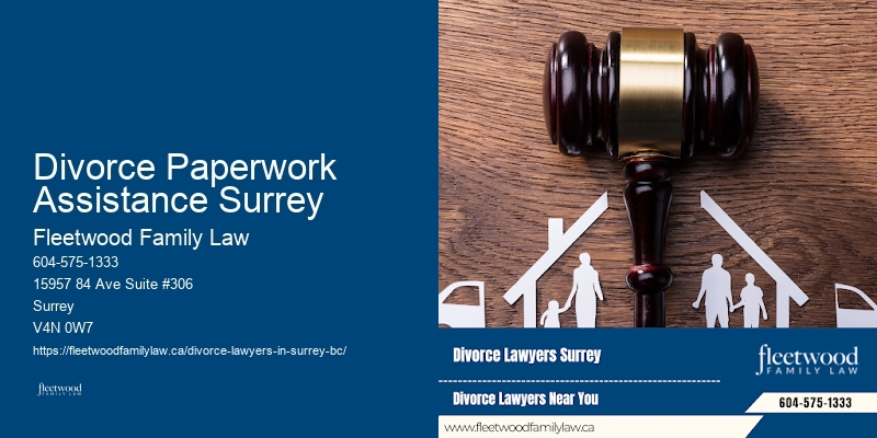 Divorce Paperwork Assistance Surrey