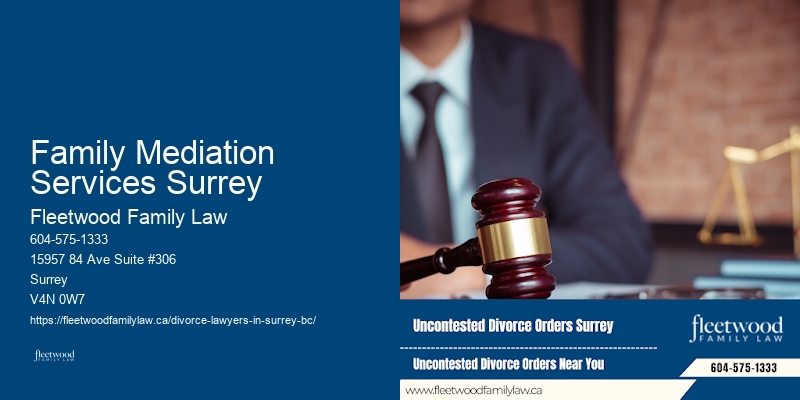 Family Mediation Services Surrey
