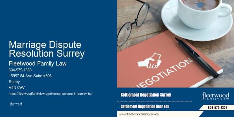 Marriage Dispute Resolution Surrey
