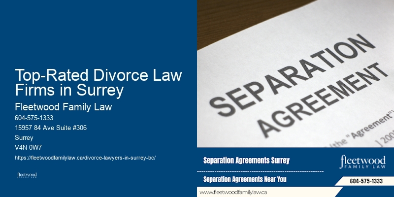 Top-Rated Divorce Law Firms in Surrey