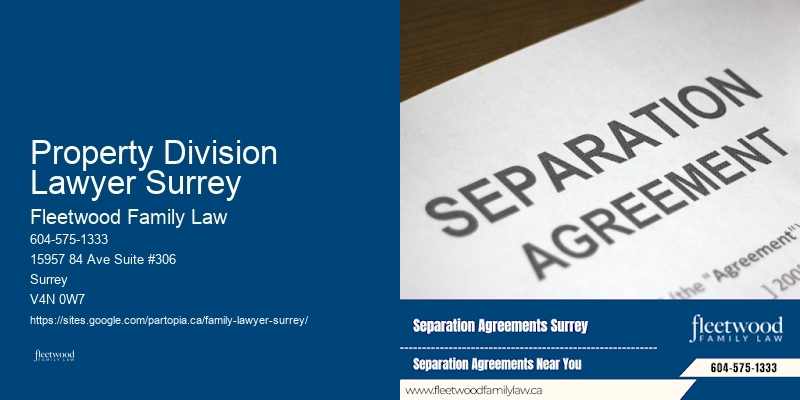 Property Division Lawyer Surrey