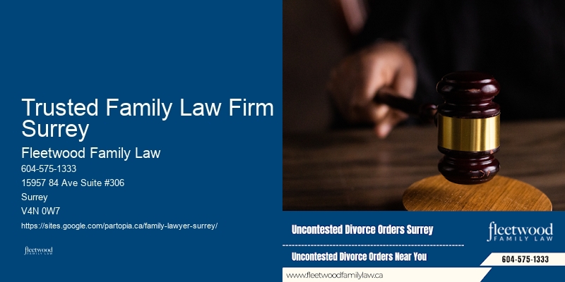 Trusted Family Law Firm Surrey