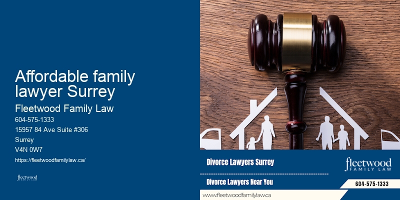 Affordable family lawyer Surrey