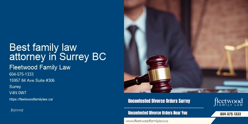 Best family law attorney in Surrey BC