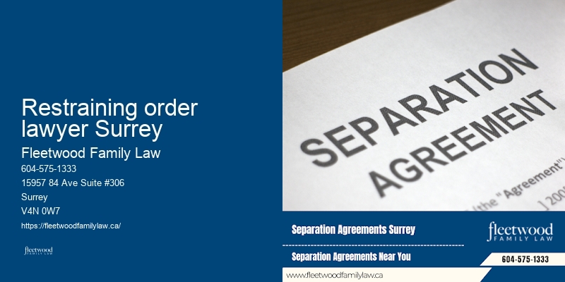 Restraining order lawyer Surrey