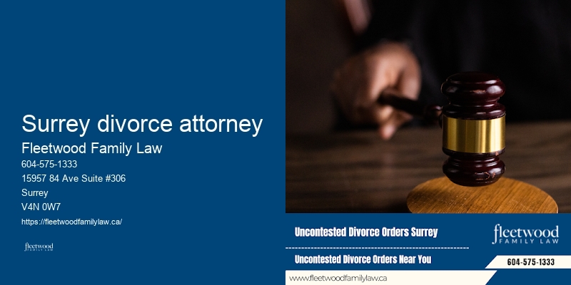 Surrey divorce attorney