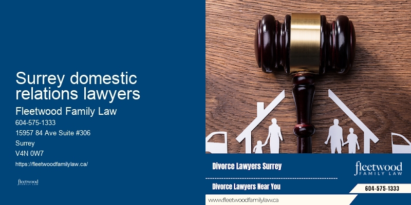 Surrey domestic relations lawyers