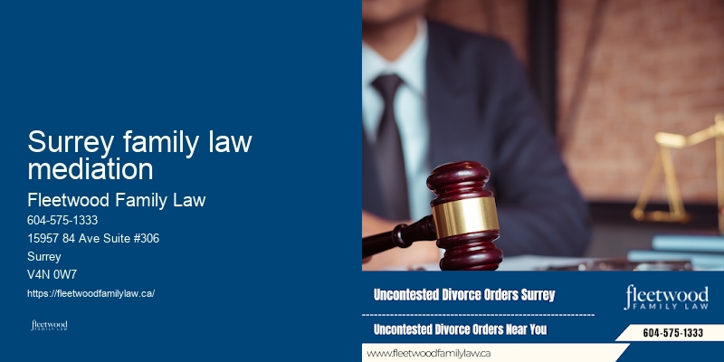 Surrey family law mediation