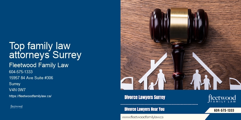 Top family law attorneys Surrey
