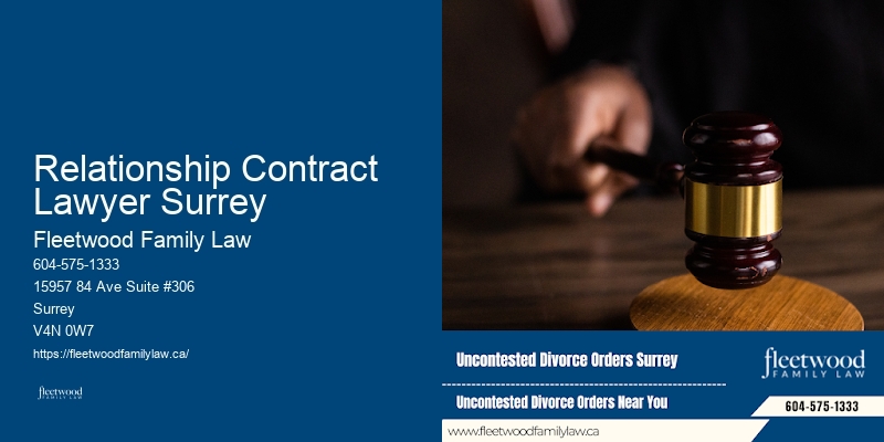 Relationship Contract Lawyer Surrey