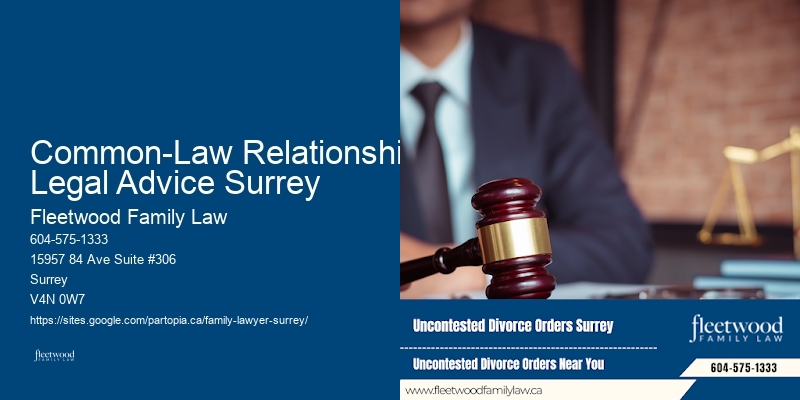 Common-Law Relationship Legal Advice Surrey