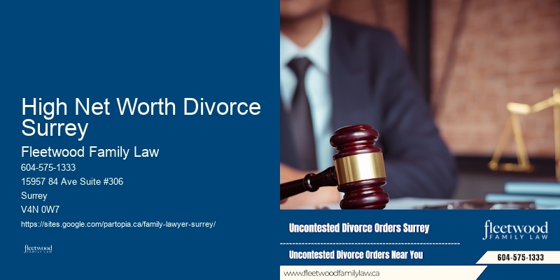 High Net Worth Divorce Surrey