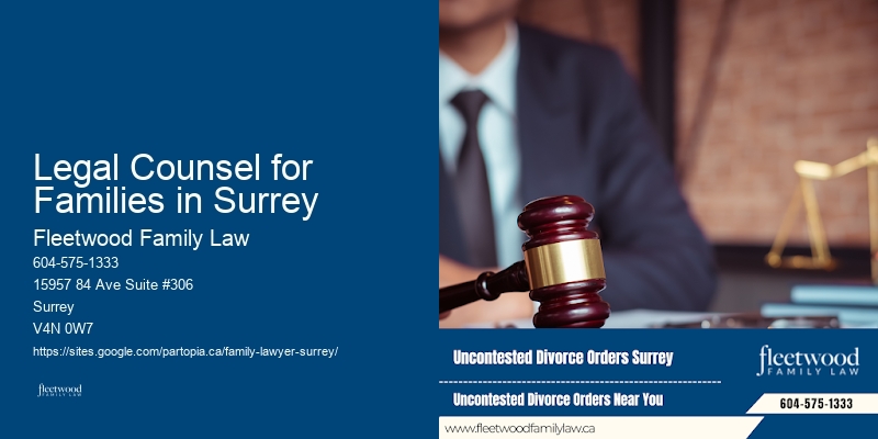 Legal Counsel for Families in Surrey