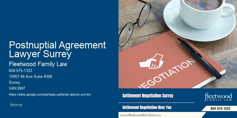 Postnuptial Agreement Lawyer Surrey