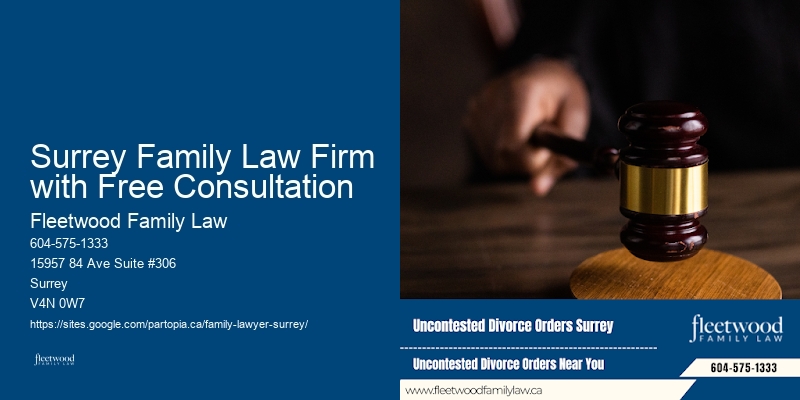 Surrey Family Law Firm with Free Consultation