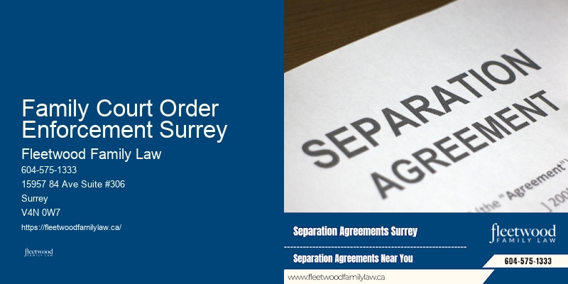 Family Court Order Enforcement Surrey