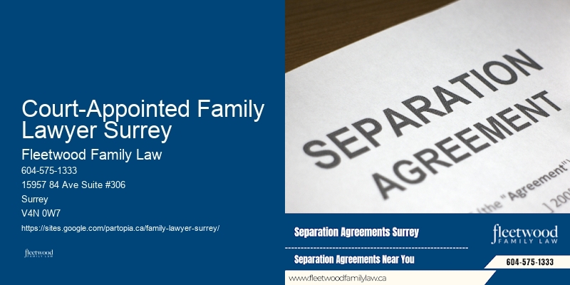 Court-Appointed Family Lawyer Surrey