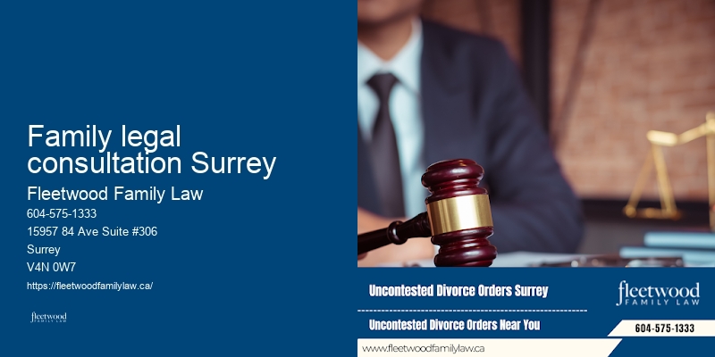 Family legal consultation Surrey