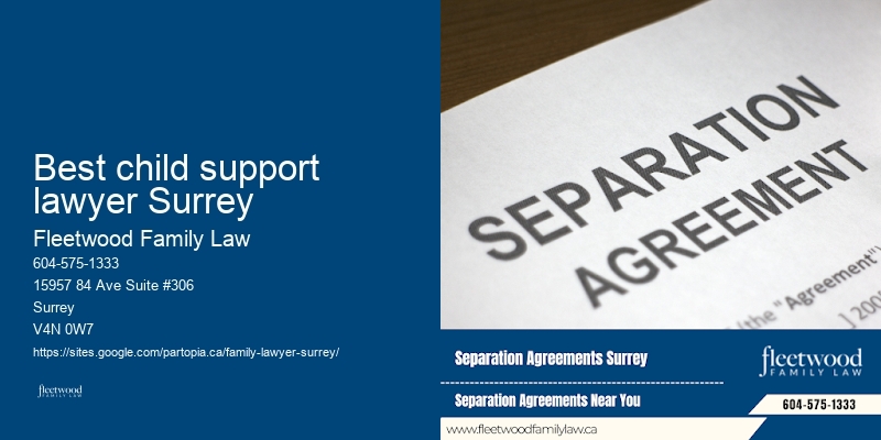 Best child support lawyer Surrey