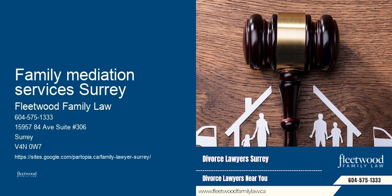 Family mediation services Surrey