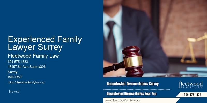 Experienced Family Lawyer Surrey