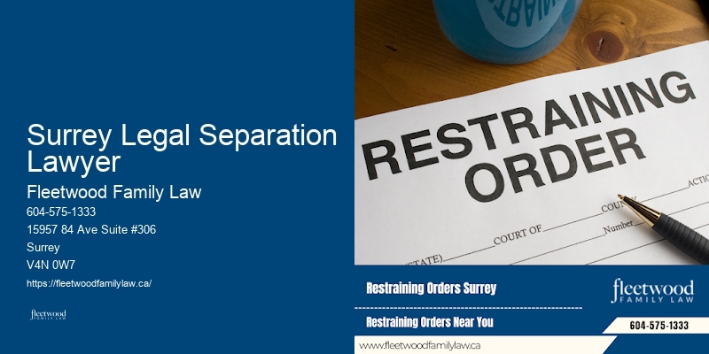 Surrey Legal Separation Lawyer Family Law