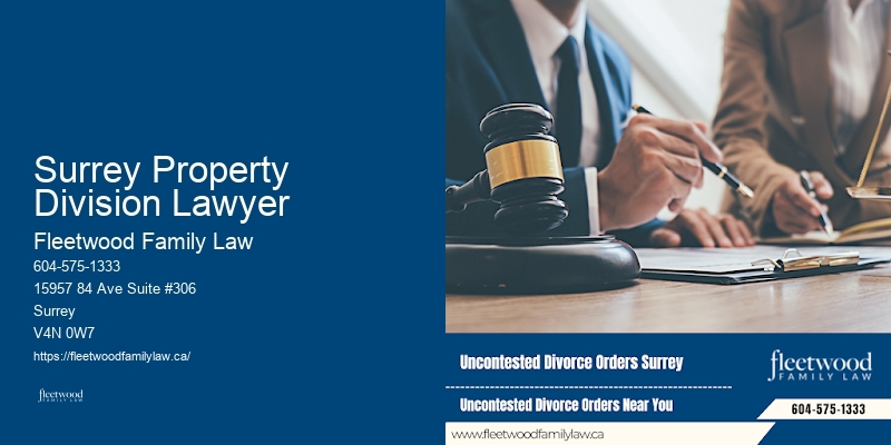 Best Family Law Attorney Surrey Property Division Lawyer