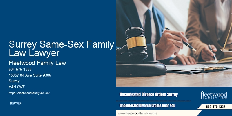 Family Lawyer Surrey Same-Sex Family Law Lawyer Legal Counsel