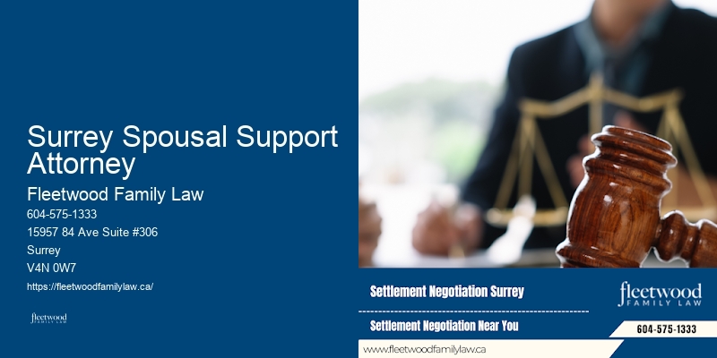 Family Lawyer Support And Guidance In Surrey Spousal Support Attorney