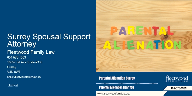Surrey Spousal Support Attorney Legal Separation Lawyer