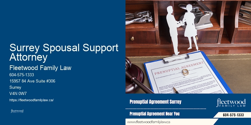 Family Lawyer Surrey Spousal Support Attorney Representation