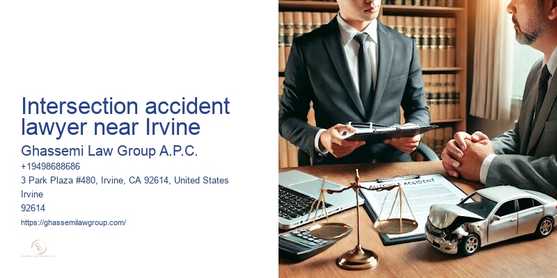Intersection accident lawyer near Irvine