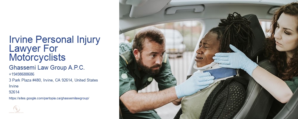 Irvine Personal Injury Lawyer For Motorcyclists