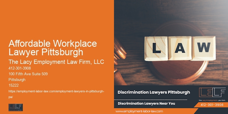 Affordable Workplace Lawyer Pittsburgh Workplace Dispute Lawyer