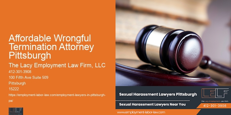 Affordable Wrongful Termination Attorney Pittsburgh