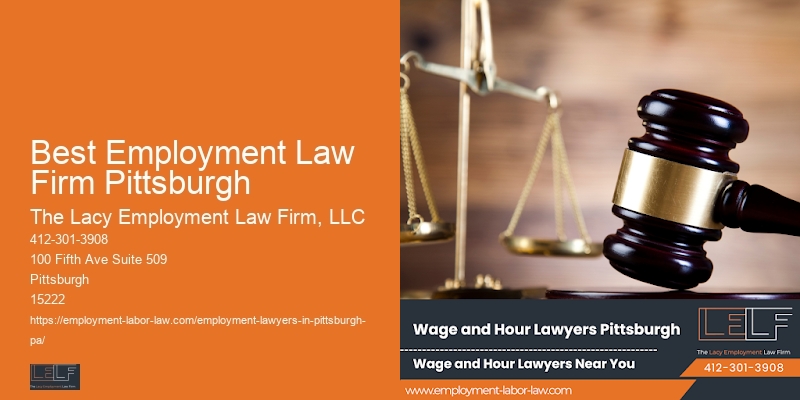 Best Employment Law Firm Pittsburgh Wrongful Termination Law Firm