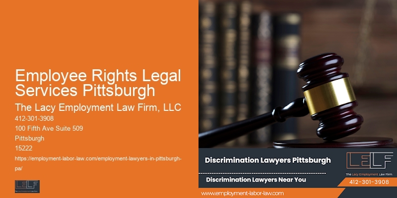 Employee Rights Legal Services Pittsburgh Employee Legal Assistance