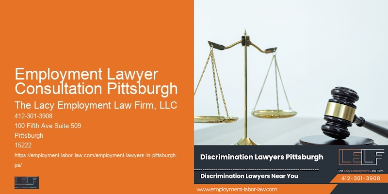 Employment Lawyer Consultation Pittsburgh Workplace Lawsuit Services